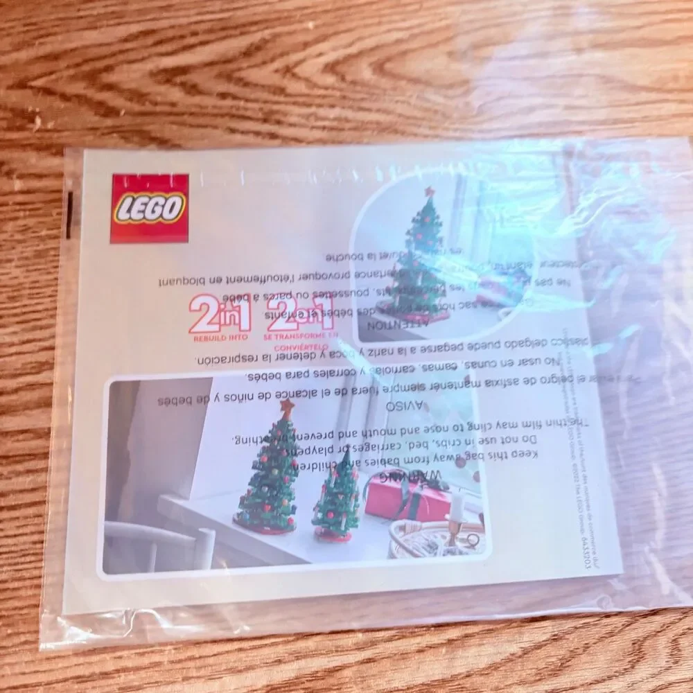 New Lego Christmas Tree 40573 Manual ONLY, Both Manuals Lot 02 No Bricks